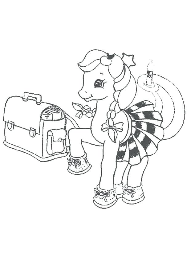 607x850 Little Pony Coloring Pages Icontent