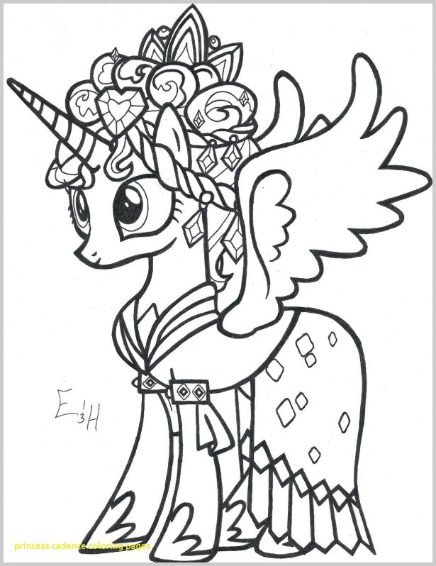 615x798 Coloring Page Princess Luna 275036 Princess Cadence Coloring Pages