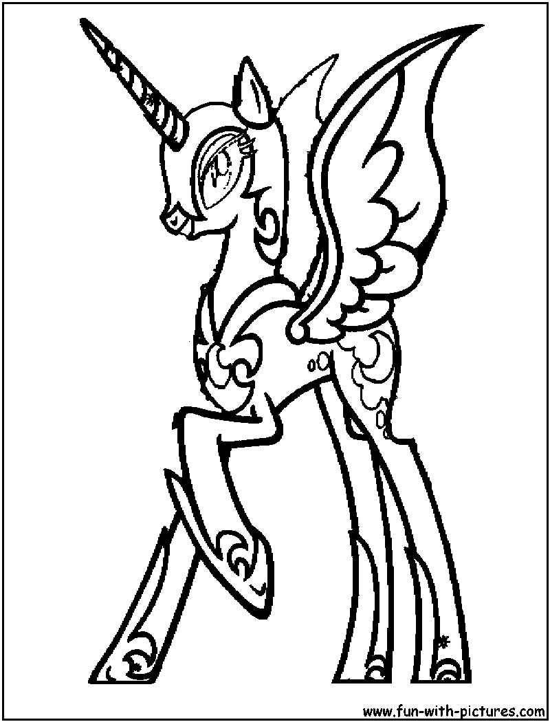 800x1050 Little Pony Nightmare Moon Coloring Pages