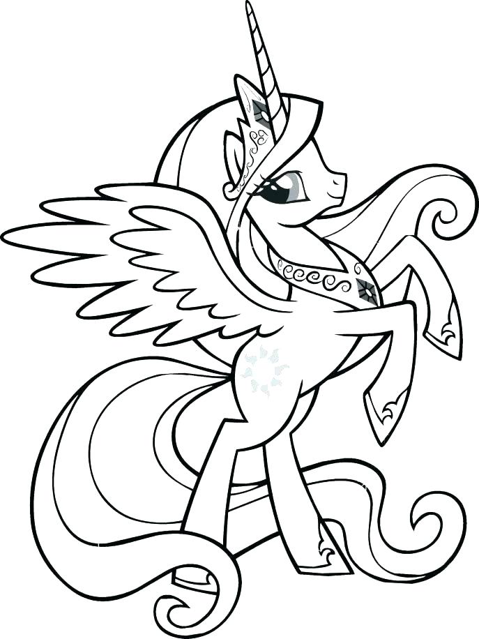 My Little Pony Princess Twilight Sparkle Coloring Pages at GetColorings ...