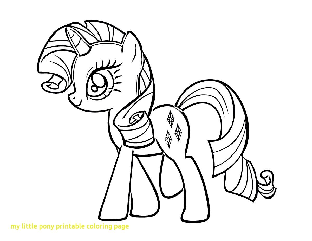 My Little Pony Printable Coloring Pages