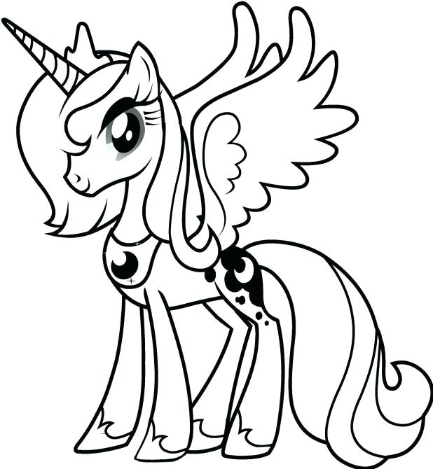 618x670 My Little Pony Coloring Pages Printable My Little Pony Coloring
