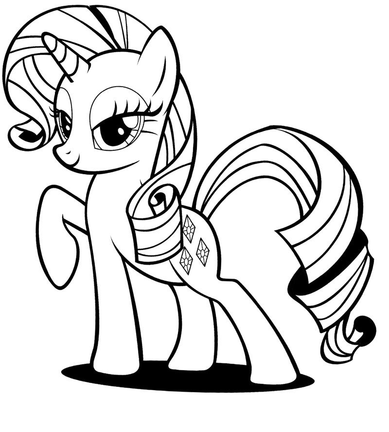 800x888 Printable Coloring Pages My Little Pony Timykids