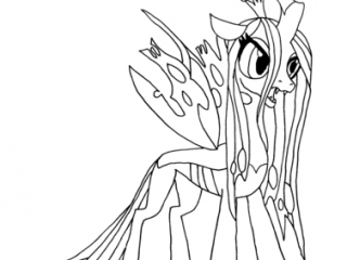 320x240 My Little Pony Pegasus Coloring Pages My Little Pony Queen