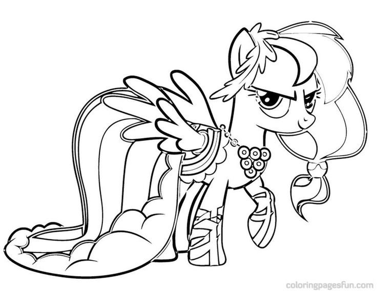 My Little Pony Coloring Pages Rainbow Dash My Little Pony 736x568 My Little Pony Coloring Pages Rainbow Dash My Little Pony