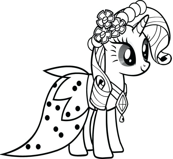 My Little Pony Rarity Coloring Pages at GetColorings.com | Free ...