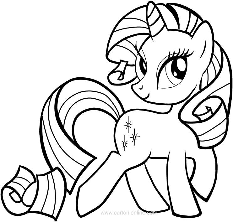 742x709 Rarity Of My Little Pony Coloring Pages