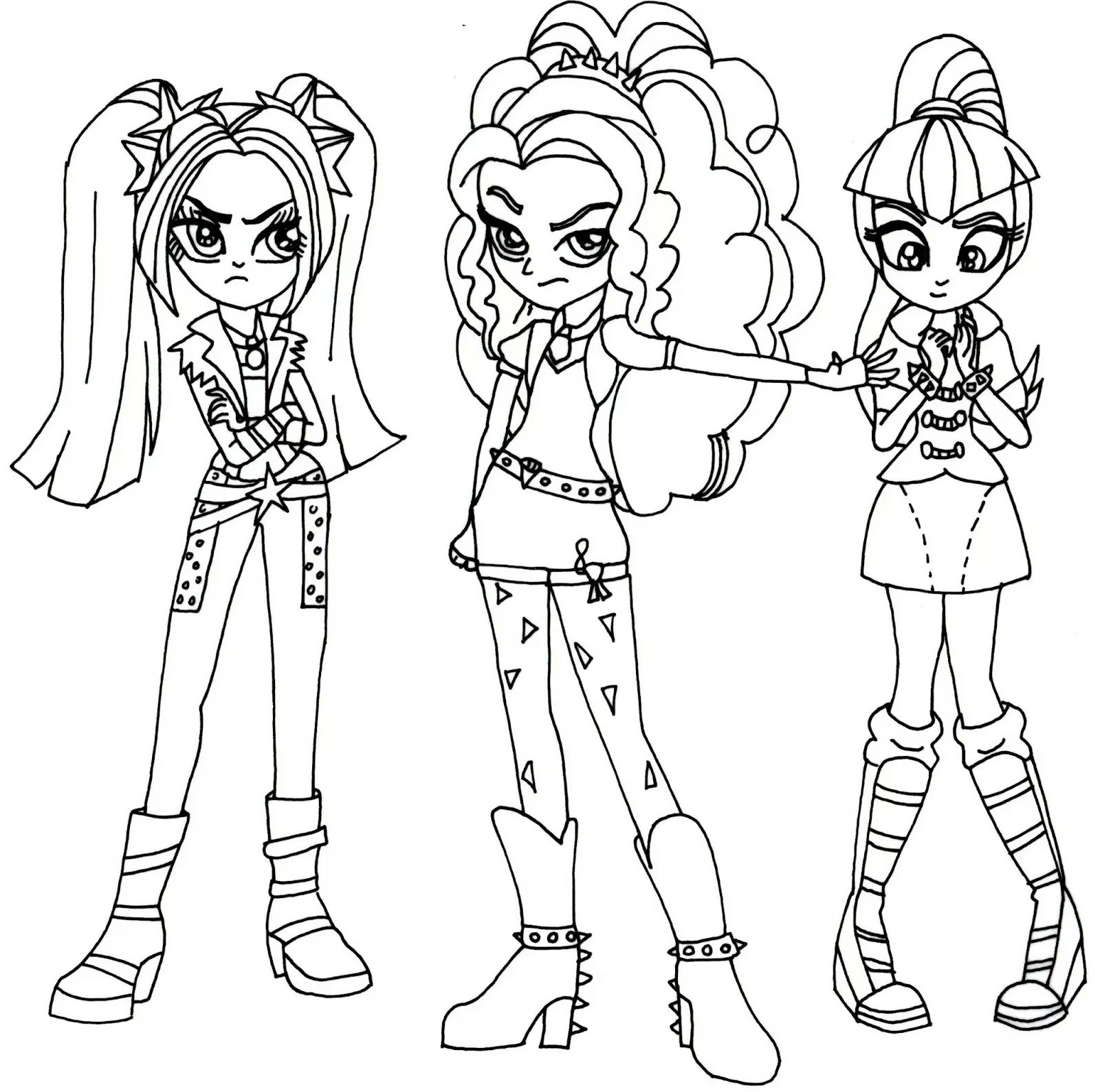 Sunset Shimmer Coloring Page 1600x1589 Sunset Shimmer Coloring Page