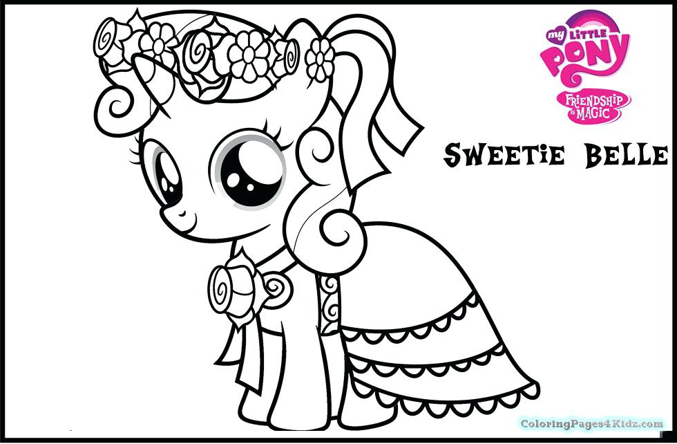Belle Coloring Pages My Little Pony Printable Coloring Pages 980x642 Belle Coloring Pages My Little Pony Printable Coloring Pages