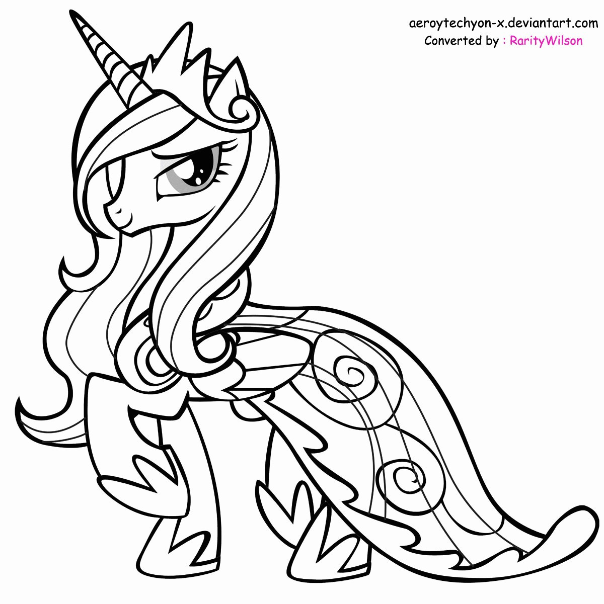 1200x1201 Simple My Little Pony Coloring Pages New Princess Cadence