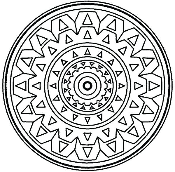 Mosaic Coloring Pages Medallion Mandala Mosaic Coloring Page 600x589 Mosaic Coloring Pages Medallion Mandala Mosaic Coloring Page