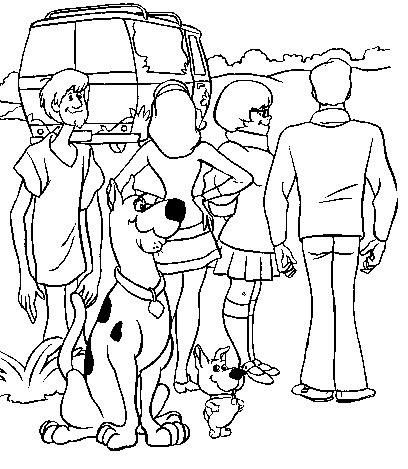 Mystery Machine Coloring Page at GetColorings.com | Free printable ...