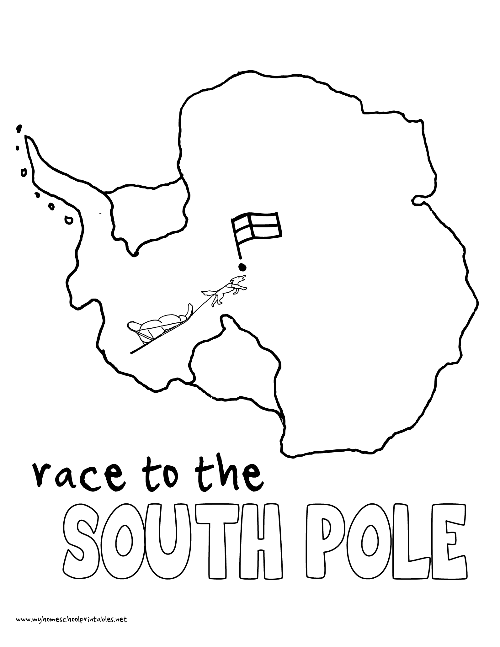 World History Coloring Pages Printables Race To The South Pole 1594x2063 World History Coloring Pages Printables Race To The South Pole