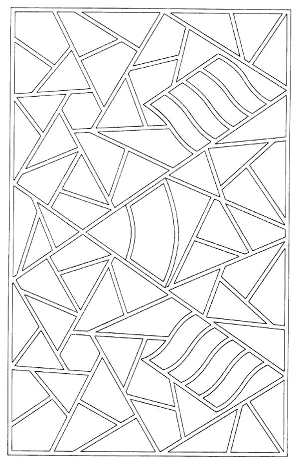 600x931 Mosaic Coloring Page Beautiful Free Mosaic Coloring Pages Download