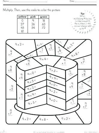 330x440 Division Coloring Pages Division Coloring Pages Color By Number