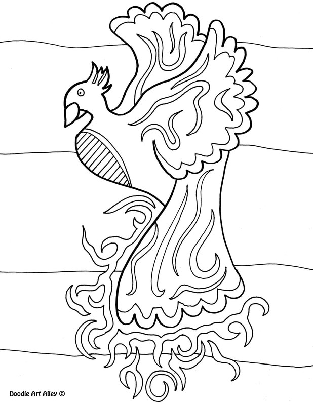 Mythical Creatures Coloring Pages