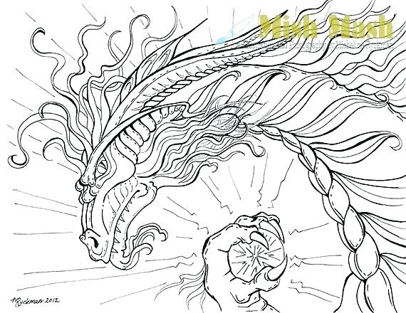 Anime Mythical Creatures Coloring Pages Coloring Pages