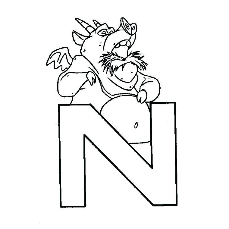 Letter N Coloring Page Letter Coloring Sheets Packed With Letter N 760x760 Letter N Coloring Page Letter Coloring Sheets Packed With Letter N