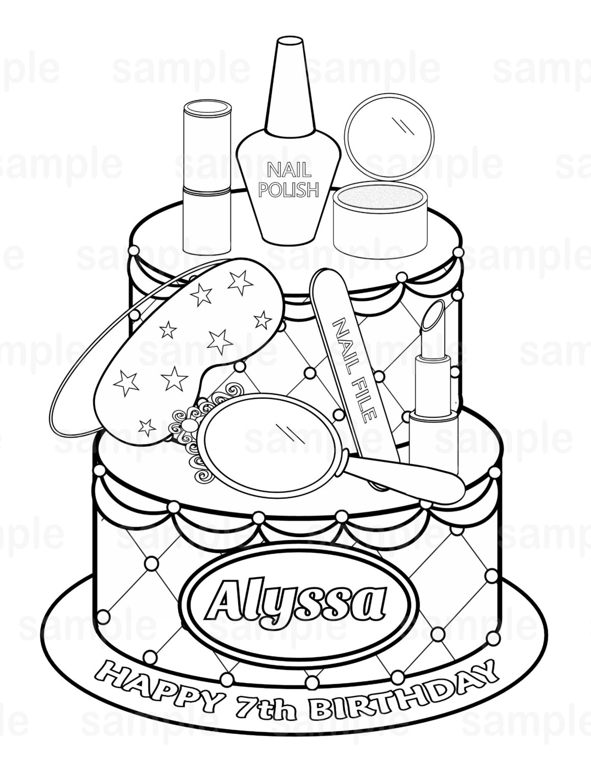 1159x1500 Best Nail Salon Coloring Pages Spa Themed Download And Print