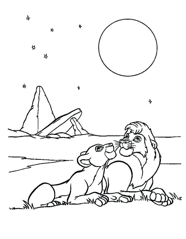 624x800 Nala Coloring Pages And Looking Up The Sky Coloring Page Lion King