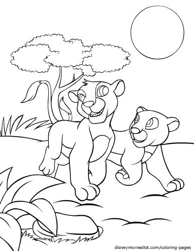Lion King Coloring Pages Simba And Nala 386x500 Lion King Coloring Pages Simba And Nala