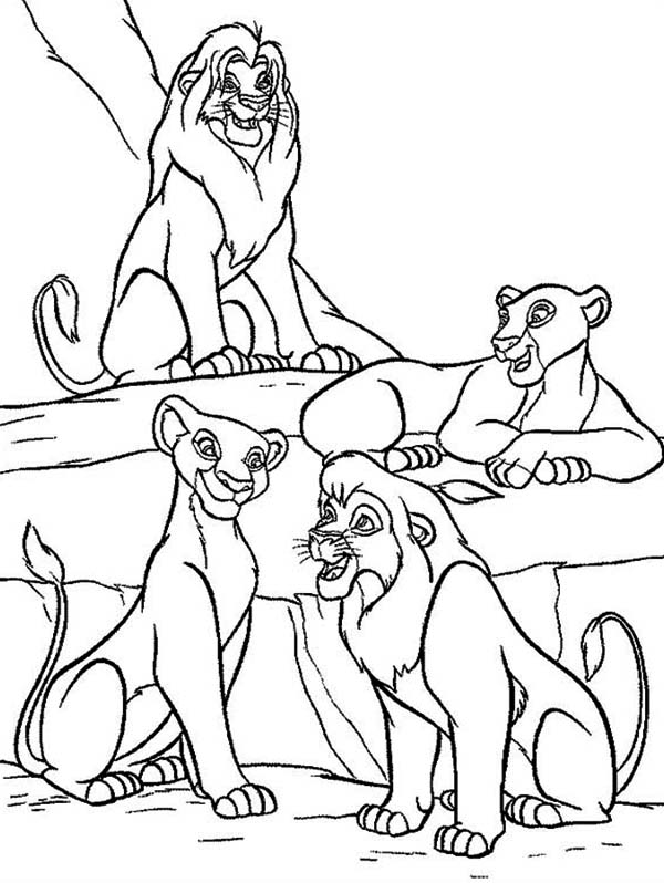 Lion King, Mufasa, Nala, Simba And Sarabi Are Talking The Lion 600x798 Lion King, Mufasa, Nala, Simba And Sarabi Are Talking The Lion