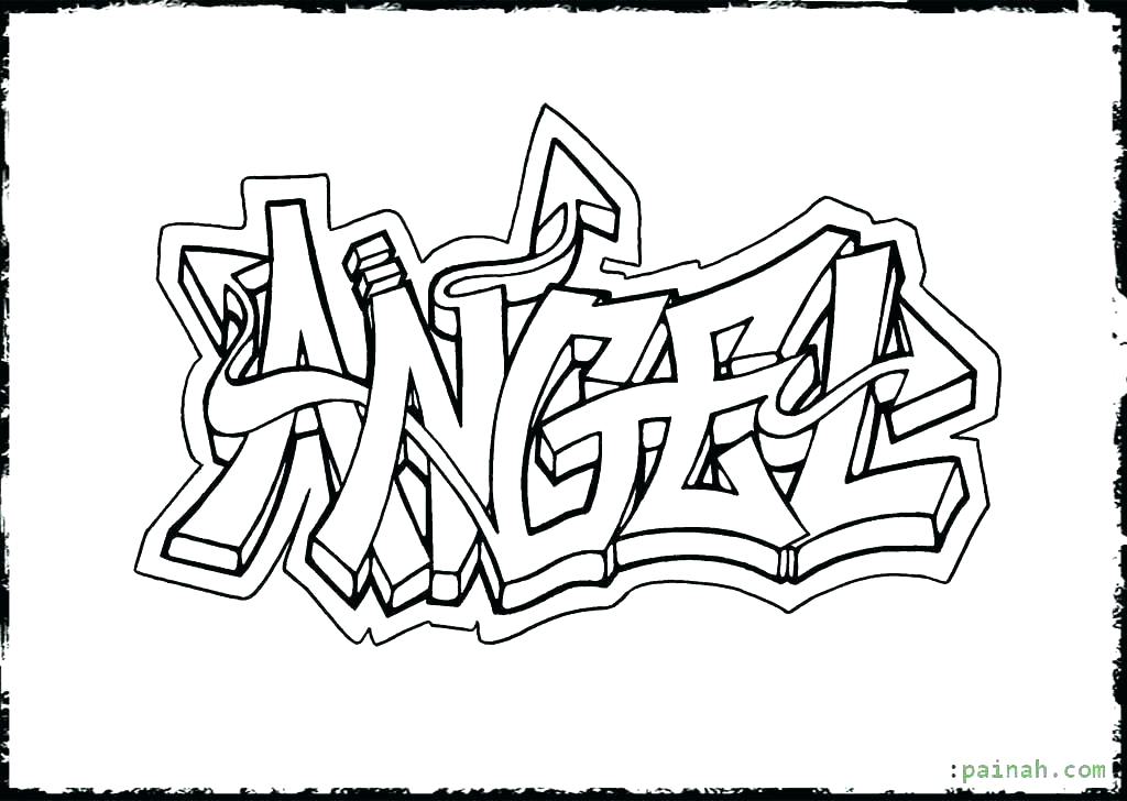 Printable Graffiti Coloring Pages Printable Name Coloring Pages 1024x728 Printable Graffiti Coloring Pages Printable Name Coloring Pages