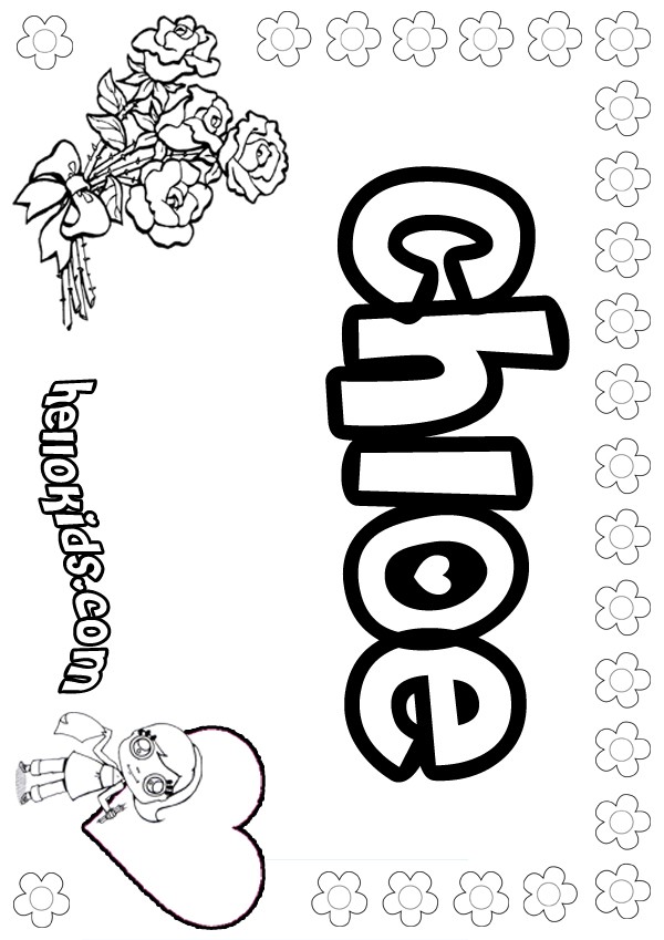 Chloe Coloring Pages 600x849 Chloe Coloring Pages
