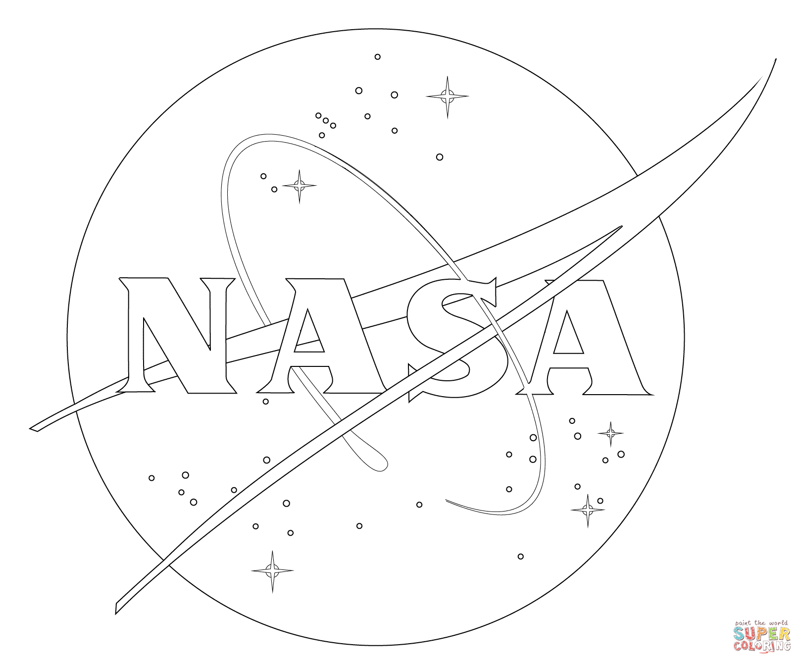 1620x1341 Nasa Logo Coloring Pages.png Silhouette Ideas
