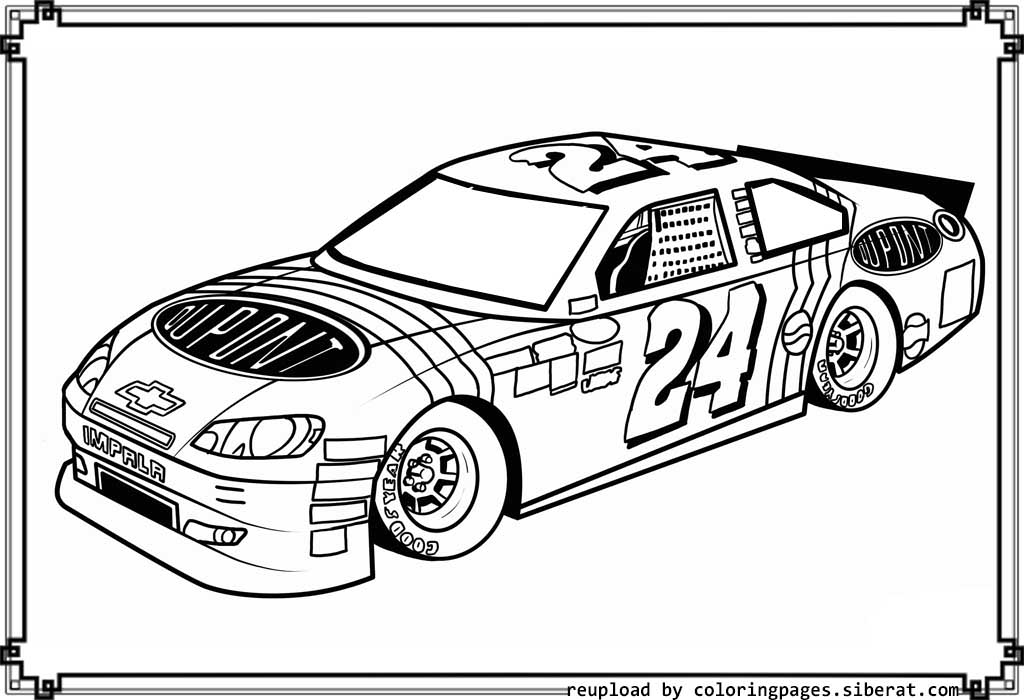 Nascar Coloring Pages 1024x700 Nascar Coloring Pages
