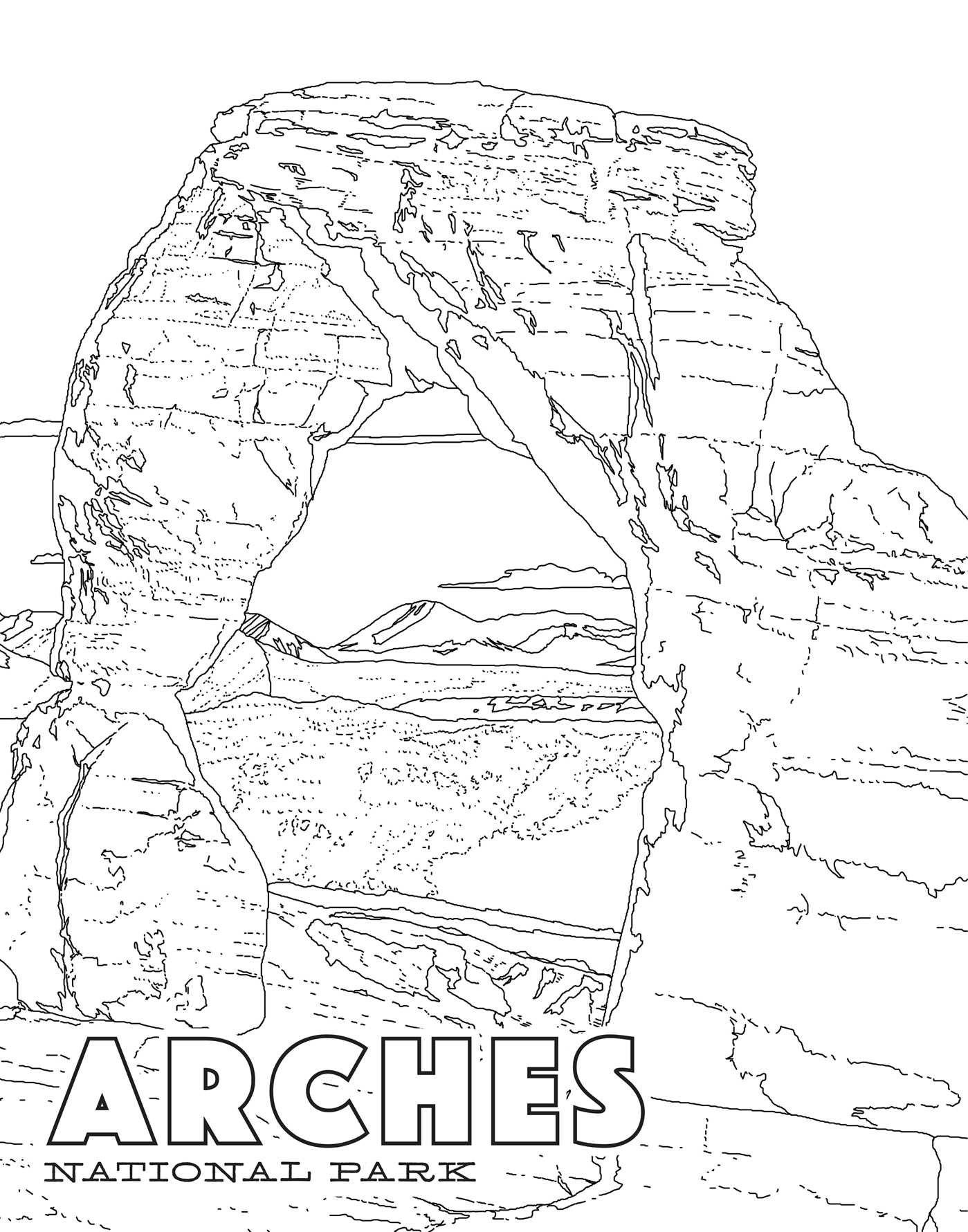 1399x1781 The National Parks Poster Coloring Book Book By Ian Shive