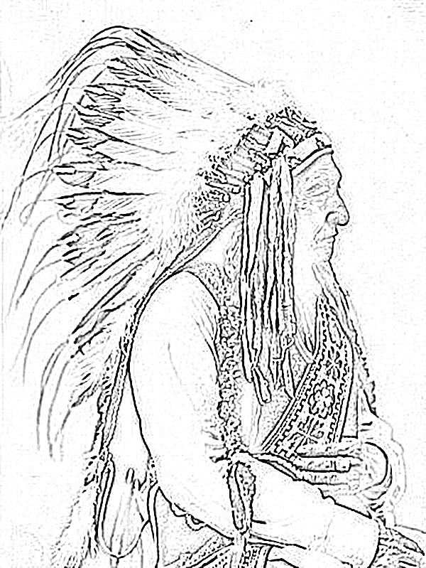 Native American Adult Coloring Pages at Free