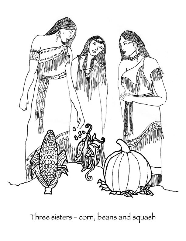 Three Beautiful Wampanoag Native American Women Discuss The Three 612x792 Three Beautiful Wampanoag Native American Women Discuss The Three