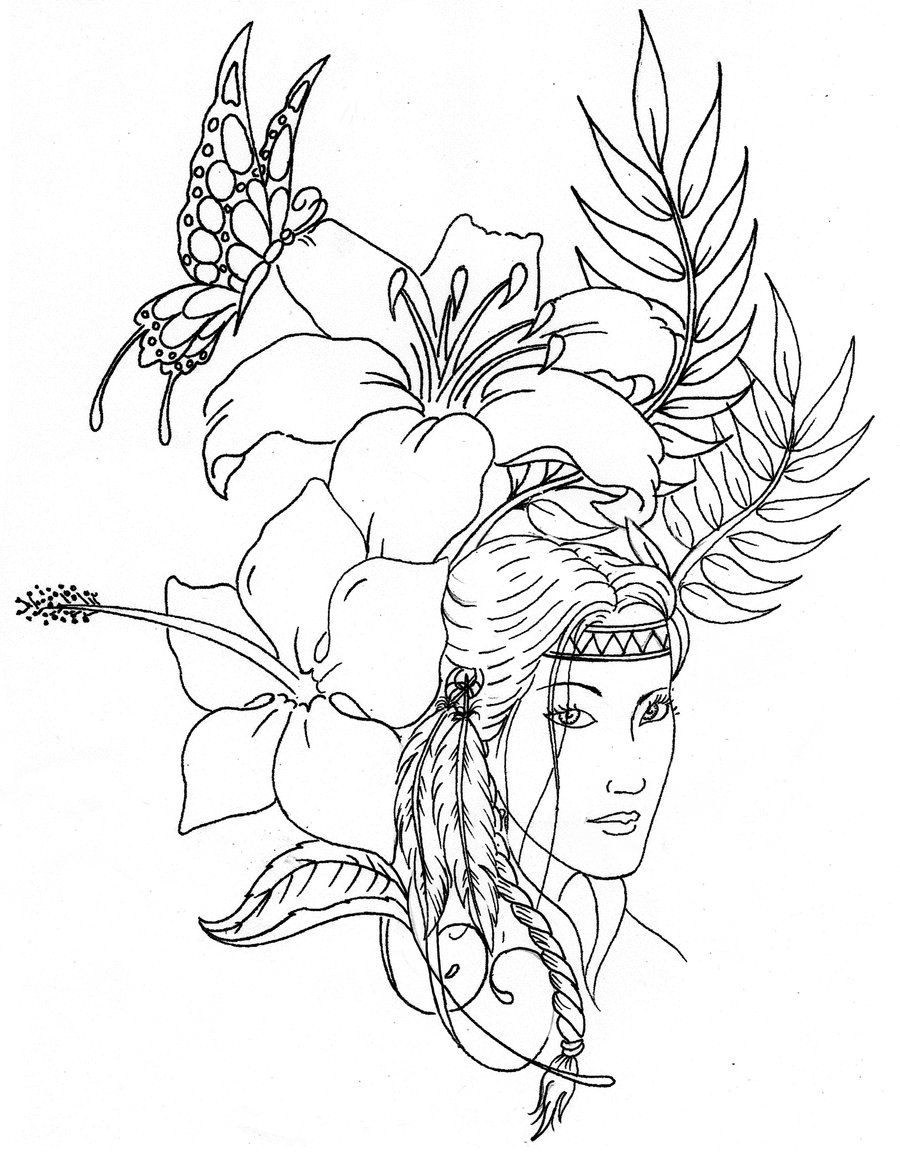 Native American Coloring Pages Printable Beautiful Coloring 900x1152 Native American Coloring Pages Printable Beautiful Coloring