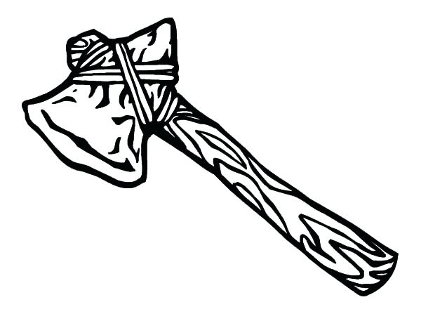 Native American Coloring Pages For Adults Tomahawk Hatchet 600x467 Native American Coloring Pages For Adults Tomahawk Hatchet
