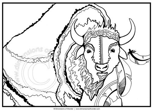 Native American Coloring Pages Printable 500x364 Native American Coloring Pages Printable