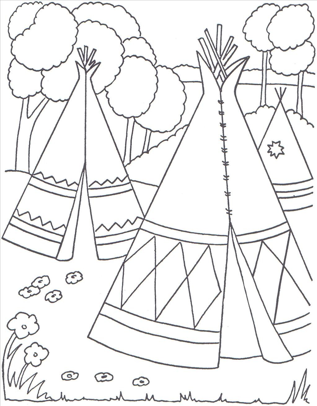 1023x1310 Native American Coloring Pages Native American Coloring Pages