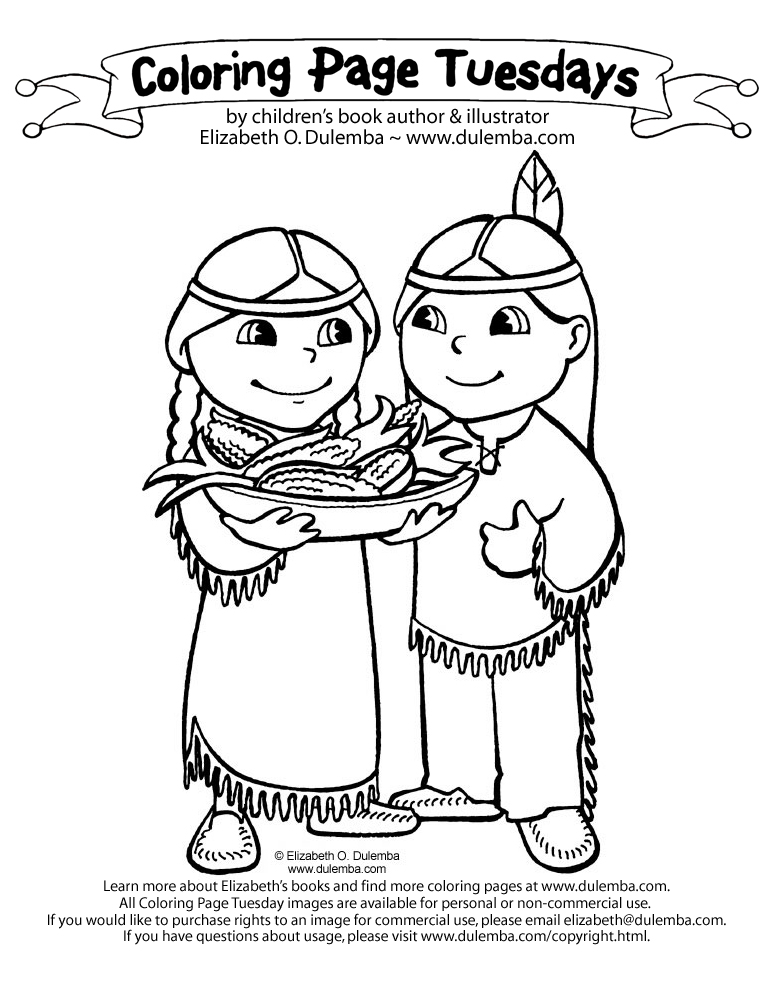 773x1000 Indian Coloring Pages