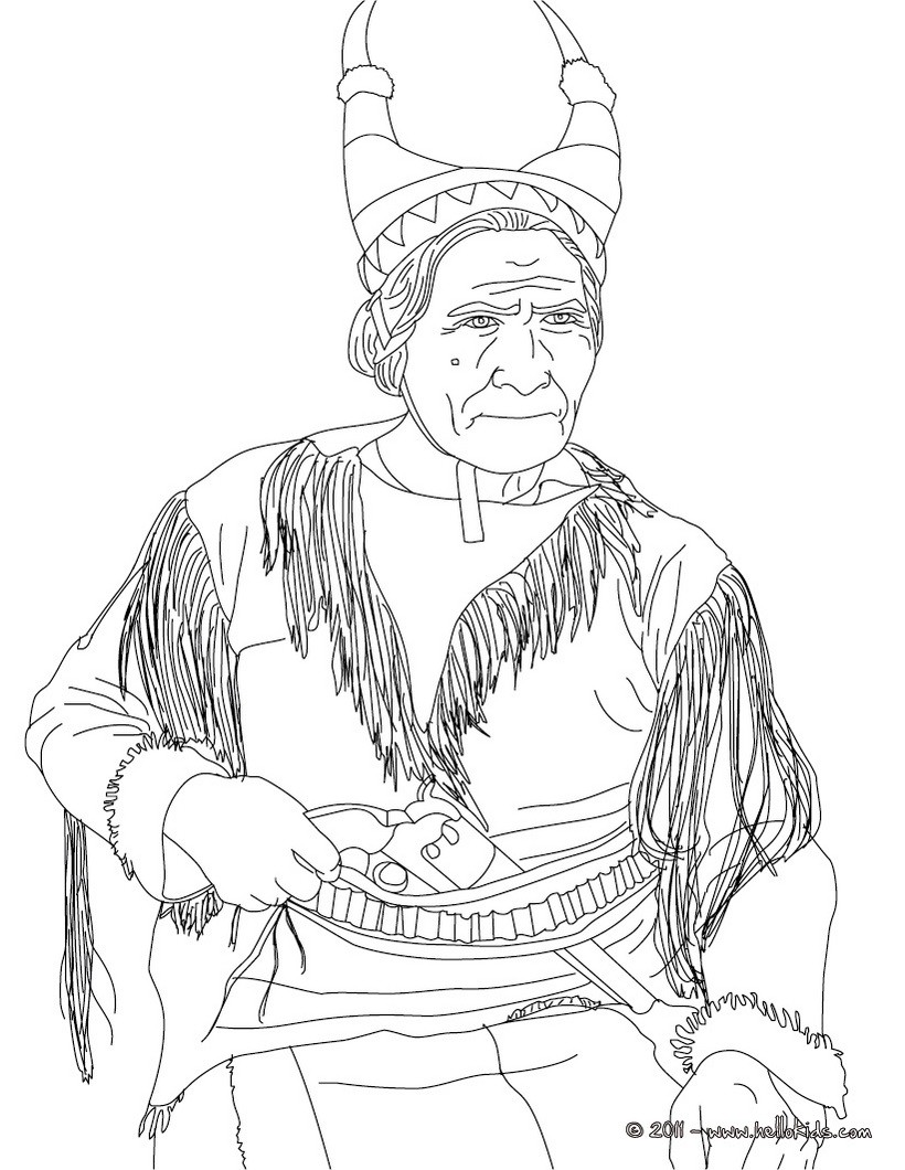 820x1060 Native Americans Coloring Pages