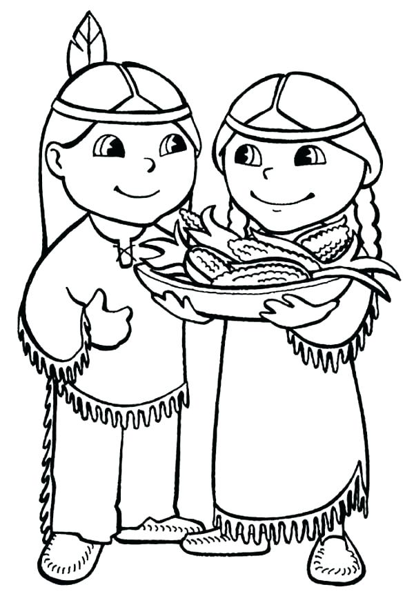 600x864 Native American Coloring Pages Printable 12