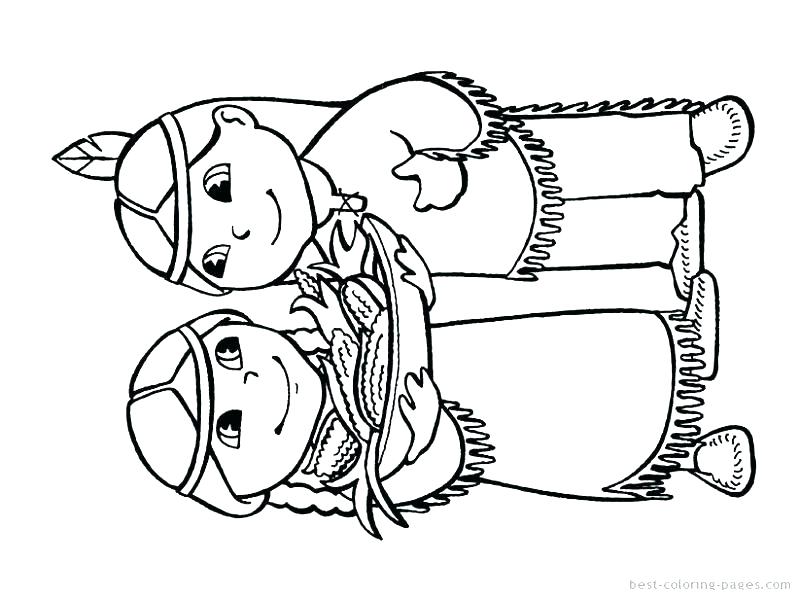 800x600 Free Native American Coloring Pages