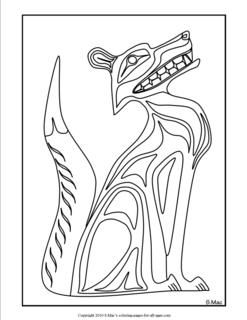Native American Coloring Pages Pacific Northwest Indian Art 247x320 Native American Coloring Pages Pacific Northwest Indian Art