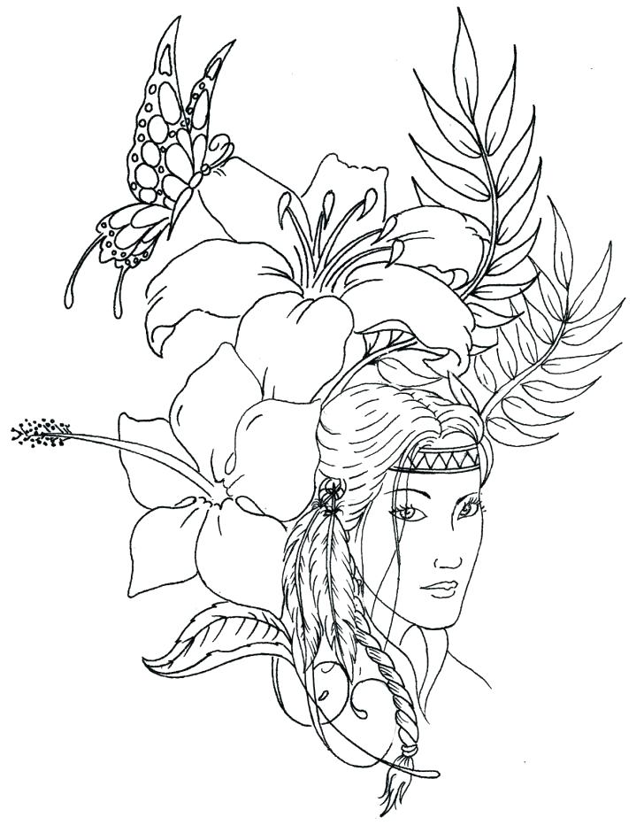 Native American Coloring Pages Pdf Vanda 728x932 Native American Coloring Pages Pdf Vanda