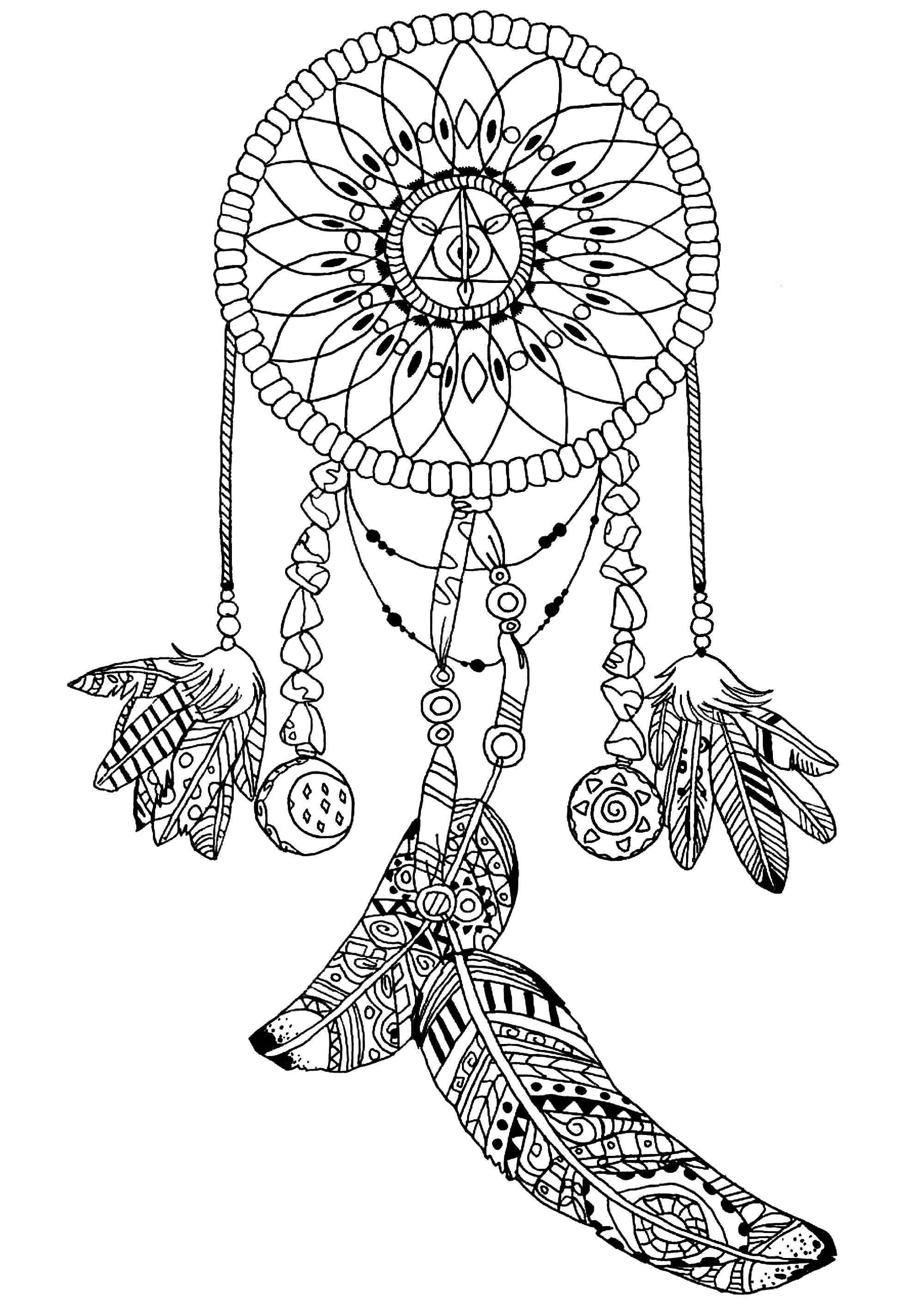 2000x2827 Beautiful Dreamcatcher To Printfrom The Gallery Zen Amp Anti