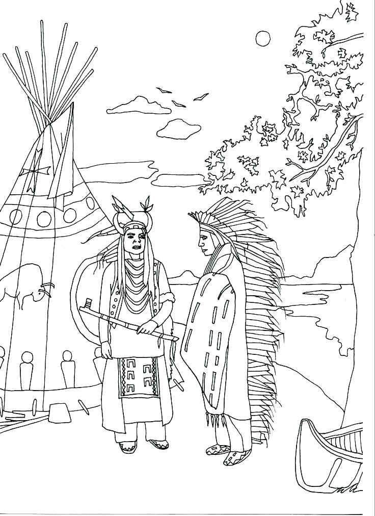 736x1012 Indian Coloring Pages Coloring Page Free Printable Pages Adult