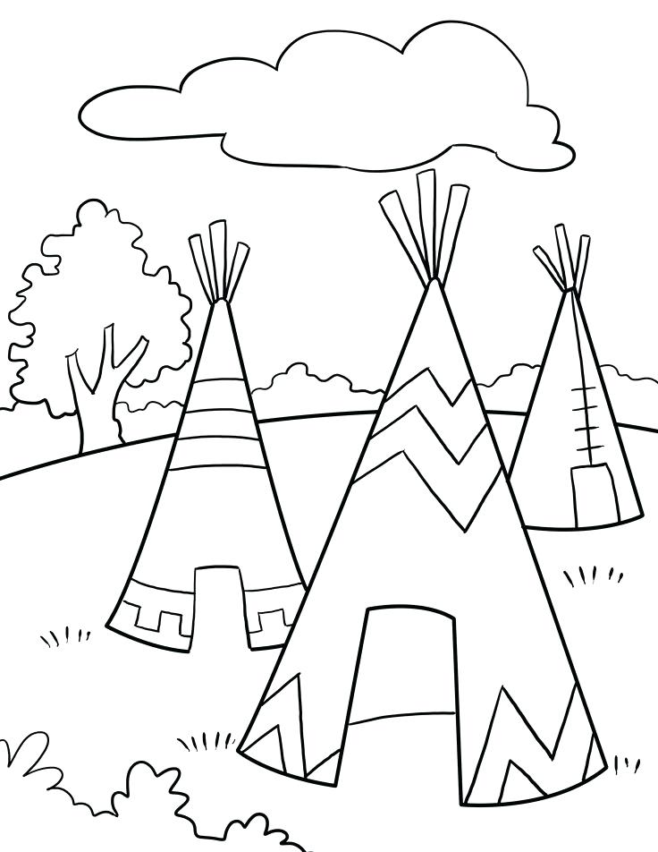 736x952 Native American Coloring Pages Printable Club On American Indian