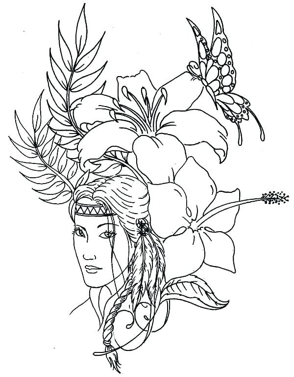 600x768 Native American Indian Coloring Pages S Native American Indian