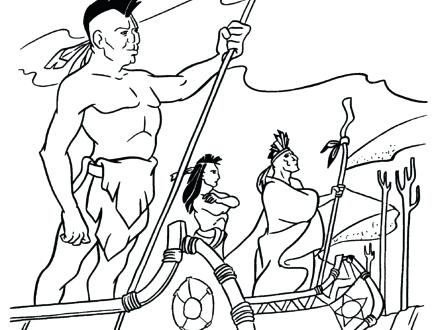 440x330 American Indian Colouring Sheets Native Coloring Pages Free Of