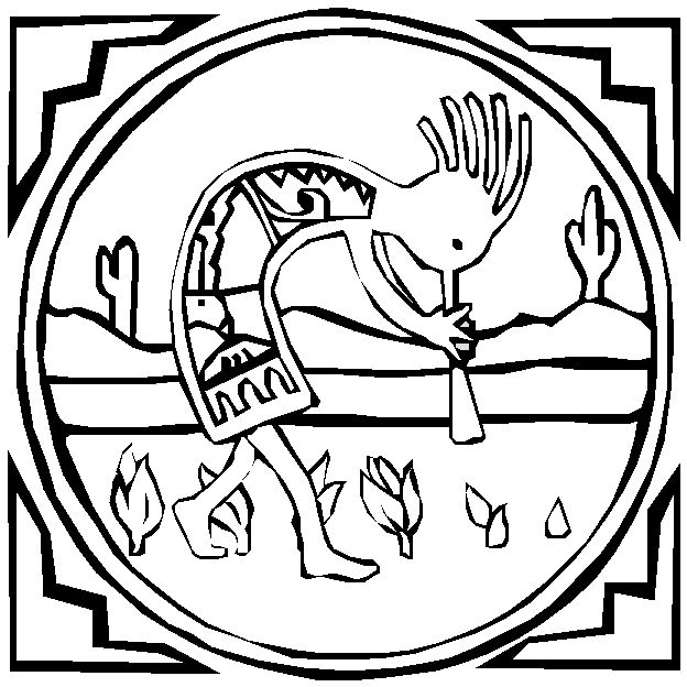 Native American Symbols Coloring Pages