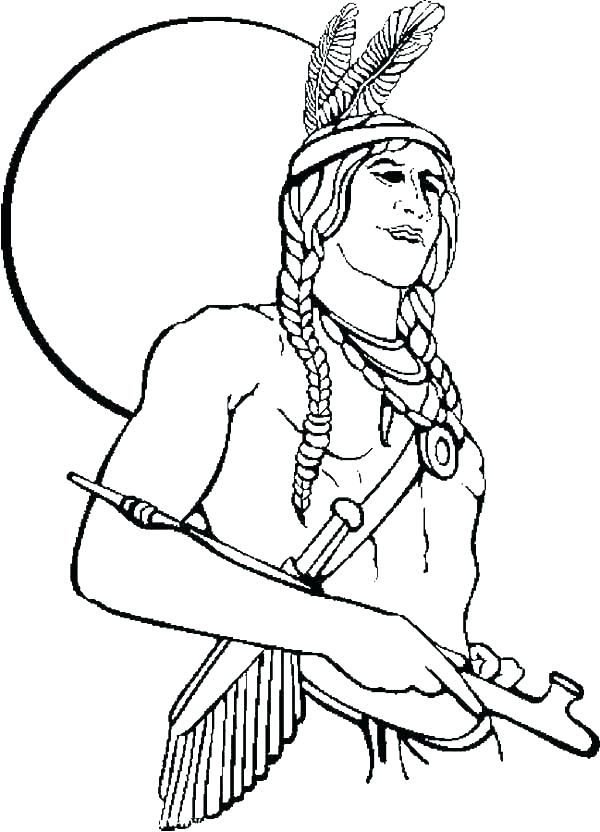 600x832 Native American Coloring Page Free Printable Native Coloring Pages